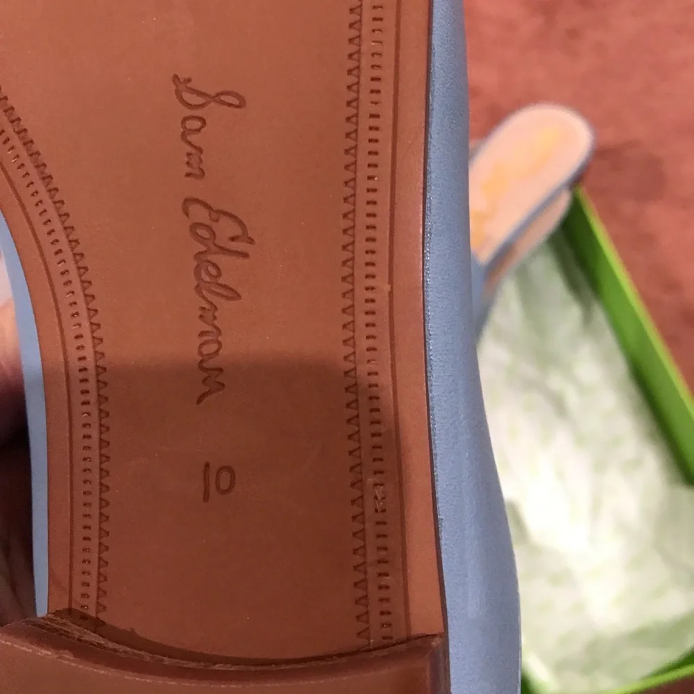 Sam Edelman loafer beautiful blue color all leather - Picture 5 of 16